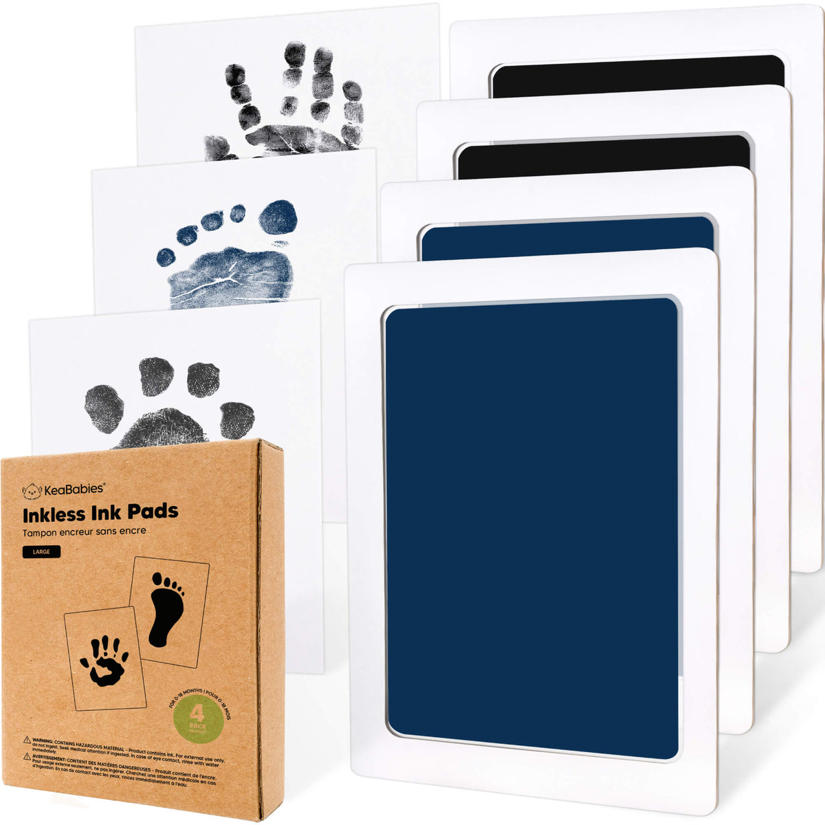 4-Pack Baby Inkless Ink Pads