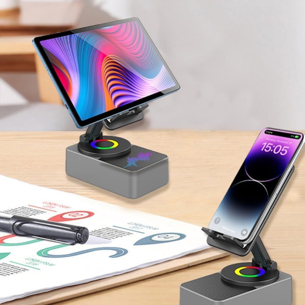4-in-1 telefoonstandaard met Bluetooth-speaker