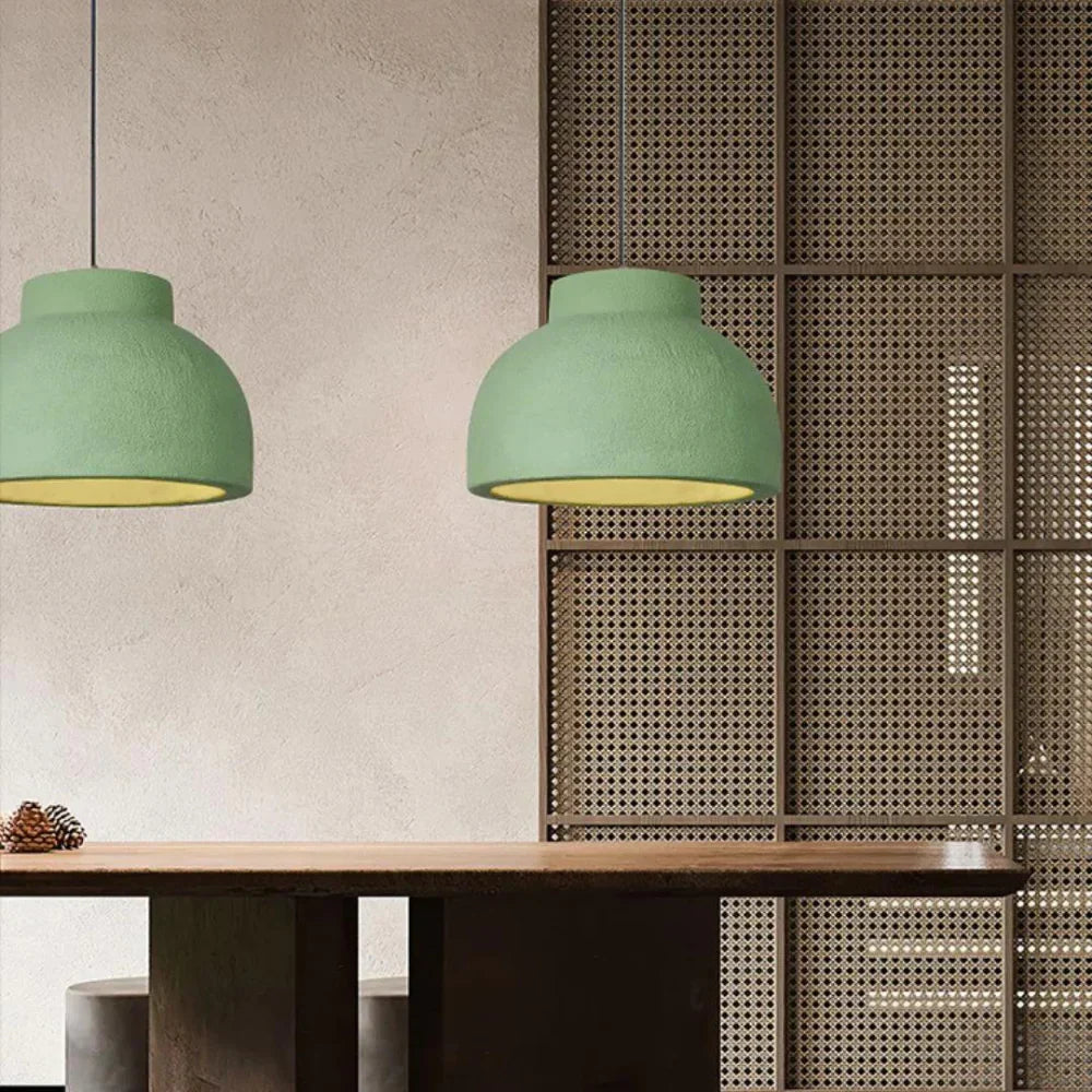 Koepel Plafonnière 15 of 23 inch Witte Polystyreen Kap voor Eetkamer Keukeneiland Slaapkamer Verstelbaar Snoer E26 Fitting Modern Mini | Thomler