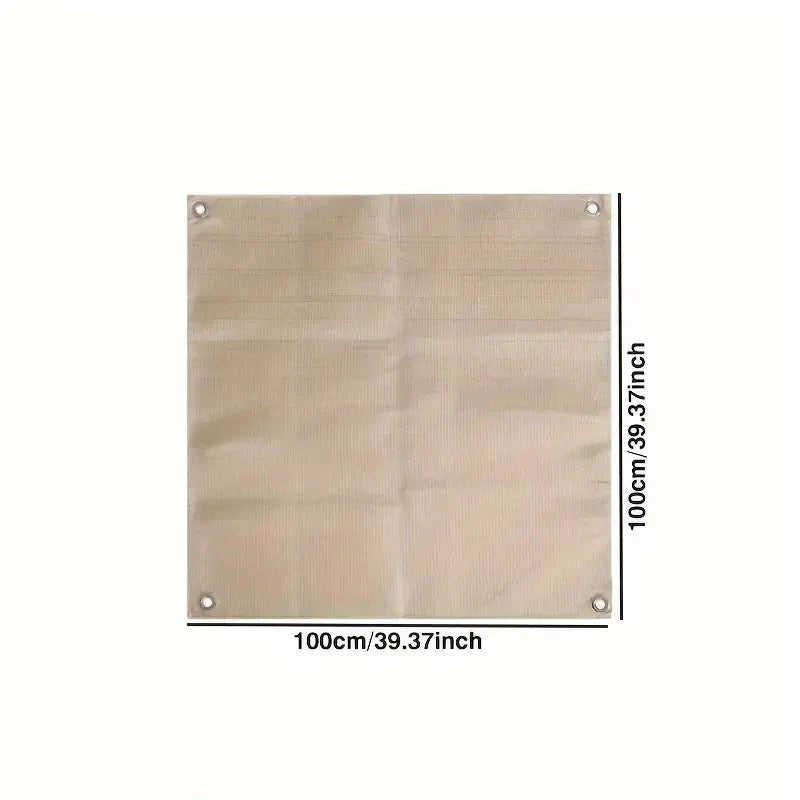 Heavy-Duty Fiberglass Deck Protector for Grills and Fire Pits – Portable Heat Shield Pad for Patio, Wood Decking, and Grass – Foldable Outdo | Thomler