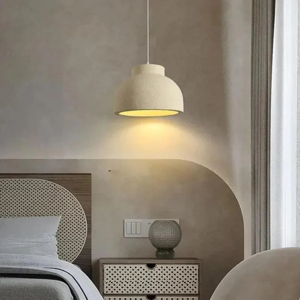 Koepel Plafonnière 15 of 23 inch Witte Polystyreen Kap voor Eetkamer Keukeneiland Slaapkamer Verstelbaar Snoer E26 Fitting Modern Mini | Thomler