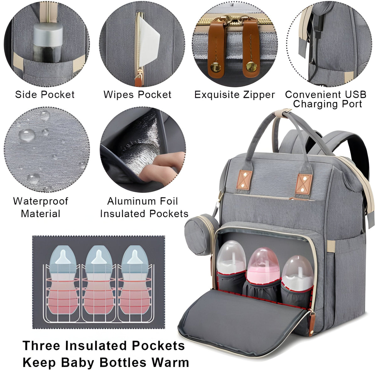 Changing bag - Travelling baby cot