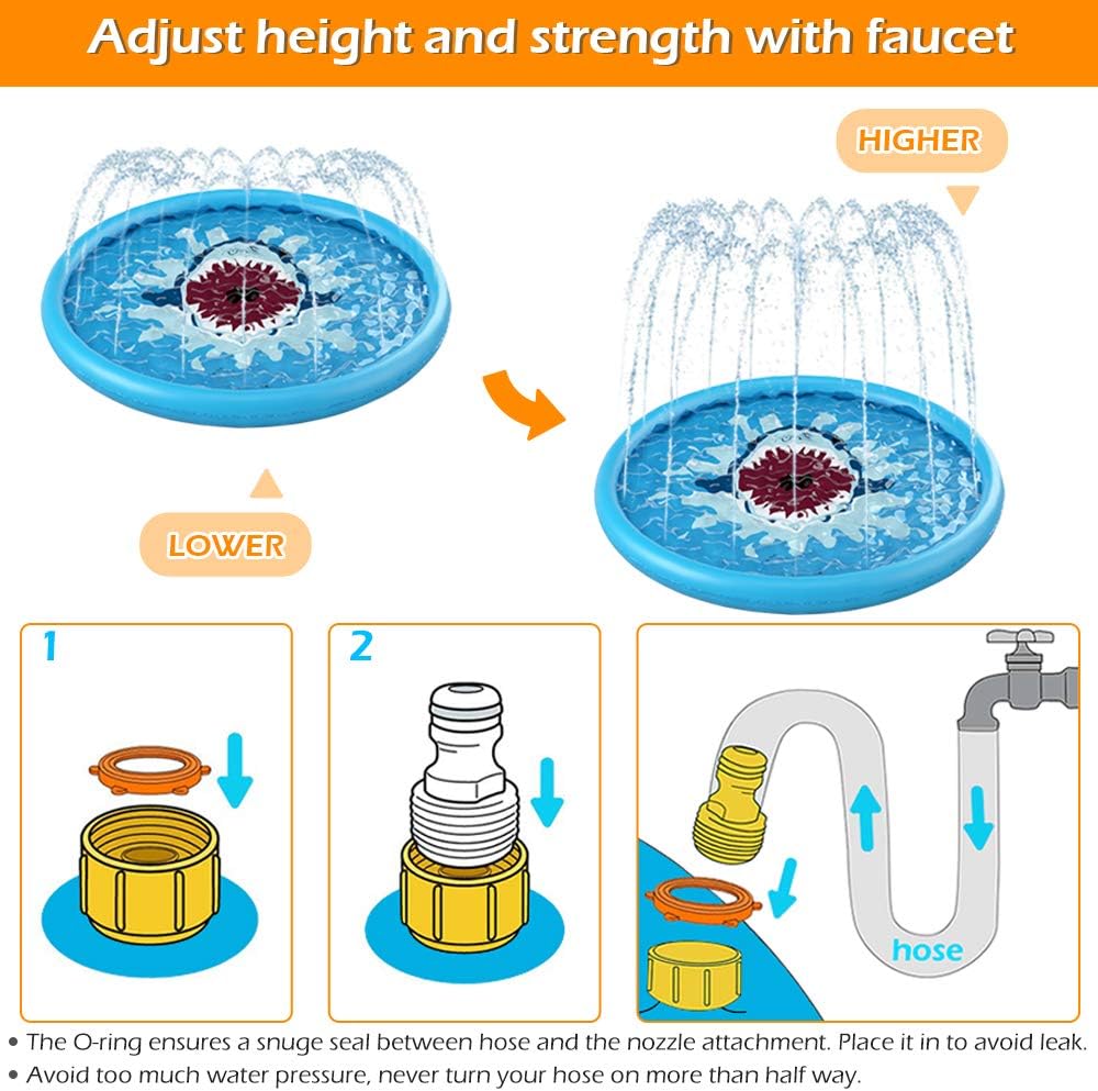 Splash Pad Sprinkler for Kids