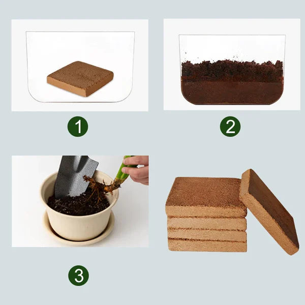Biologische kokosvezel voor planten
