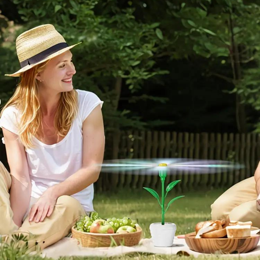 Tabletop Fly Repellent Fan for Outdoor Dining