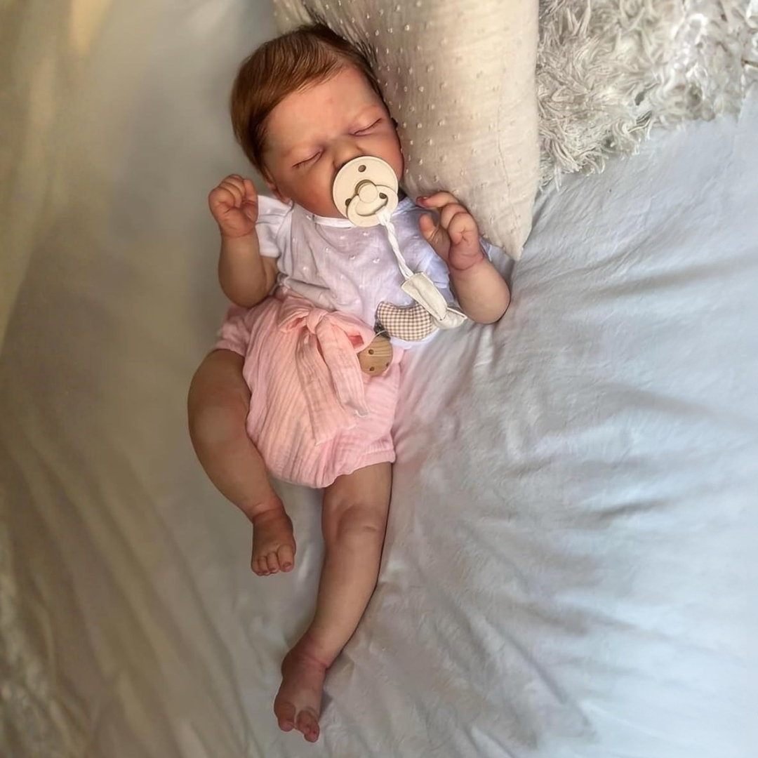 Lifelike Silicone Baby Doll with Soft Touch Skin for Collectible Display