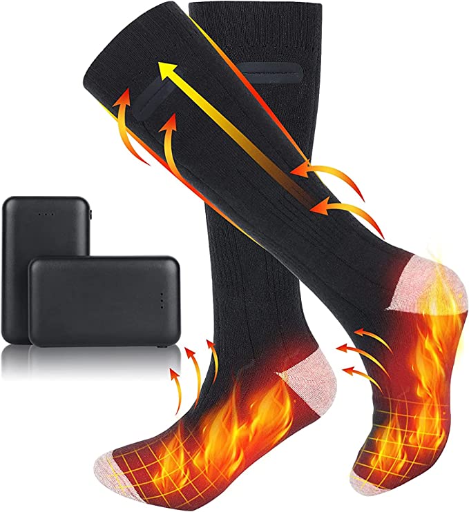 Rechargeable Heated Socks with Battery
