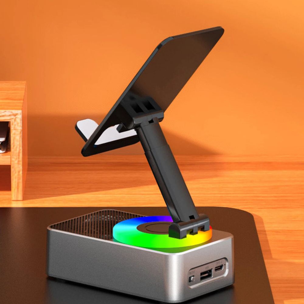 4-in-1 Phone Stand with Bluetooth Speaker
