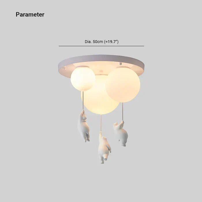 Kinder-Deckenleuchte Kinderzimmer Bär Ballon Pendelleuchte LED-Lampe Schlafzimmer Spielzimmer Deko Warmweißes Licht Tiermotiv Hängeleuchte