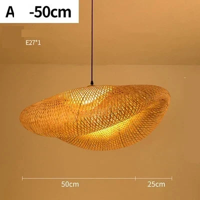 Handgeweven rotan hanglamp, natuurlijke gevlochten plafondlamp, rustieke boerderijstijl hanglamp voor eetkamer, keukeneiland en boho interieur
