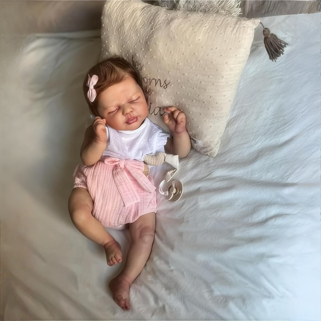 Lifelike Silicone Baby Doll with Soft Touch Skin for Collectible Display