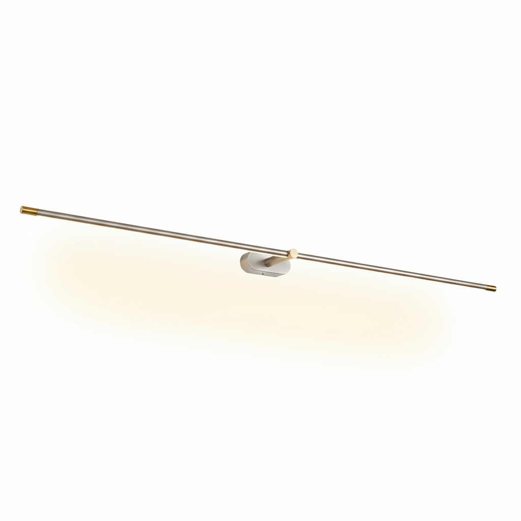 Lámpara lineal LED para baño, aplique de pared de metal de 27-50 pulgadas para espejo, acabado en negro, dorado o níquel cepillado, luz cálida para tocador o vestidor