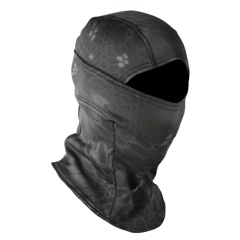 Fleece gevoerde camouflage bivakmuts volledig gezichtsmasker