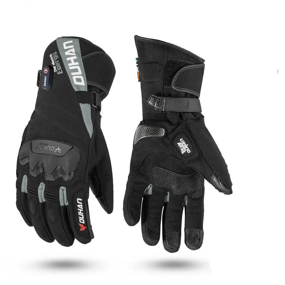 Battery-Powered Winter Gloves with Built-In Hand Warmers for Skiing Snowboarding Cycling Hiking Cold Weather