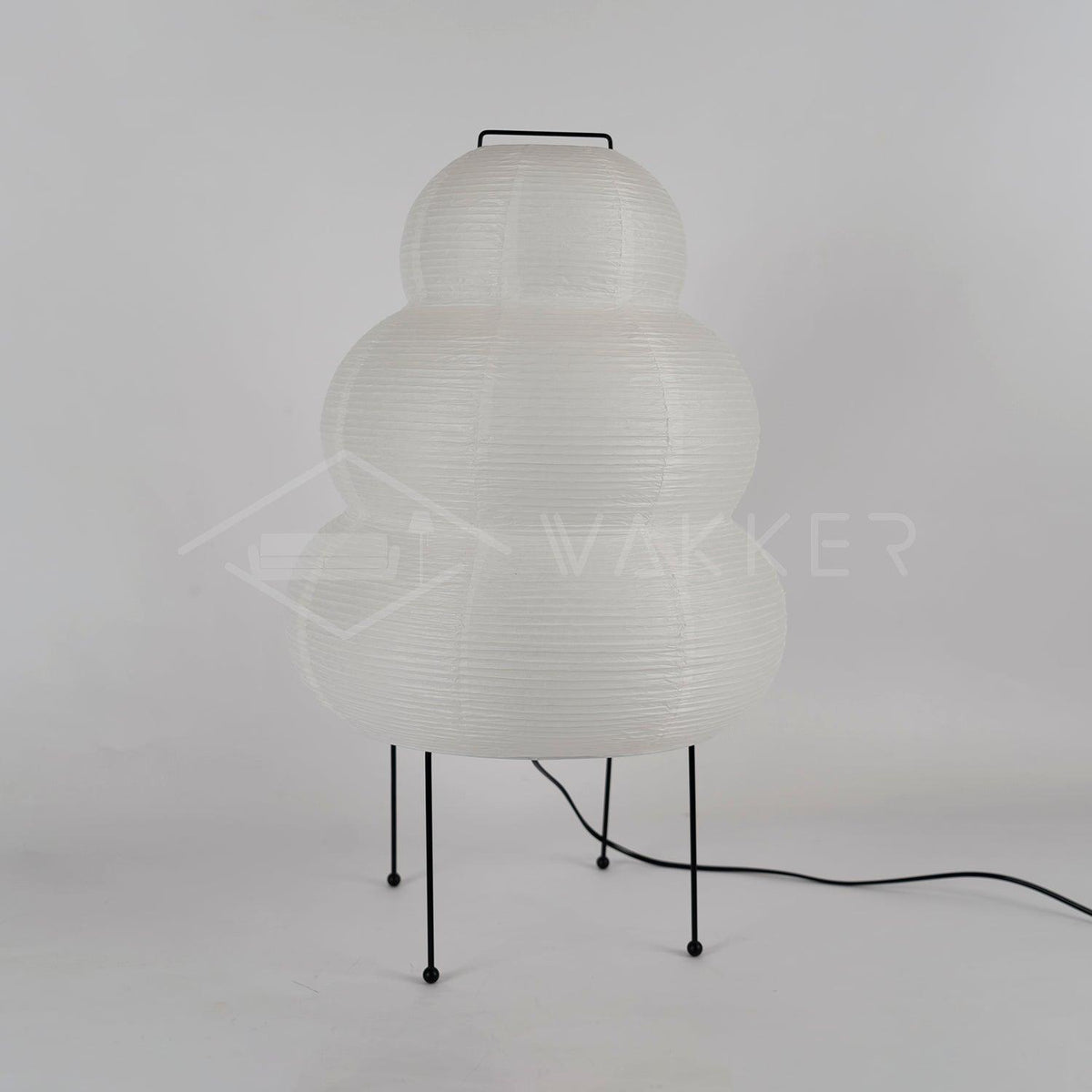 Lámpara de acento con pantalla de papel hecha a mano, 10 pulgadas de ancho, luz nocturna LED de brillo cálido para dormitorio, oficina, escritorio, rincón de lectura, estilo minimalista japonés