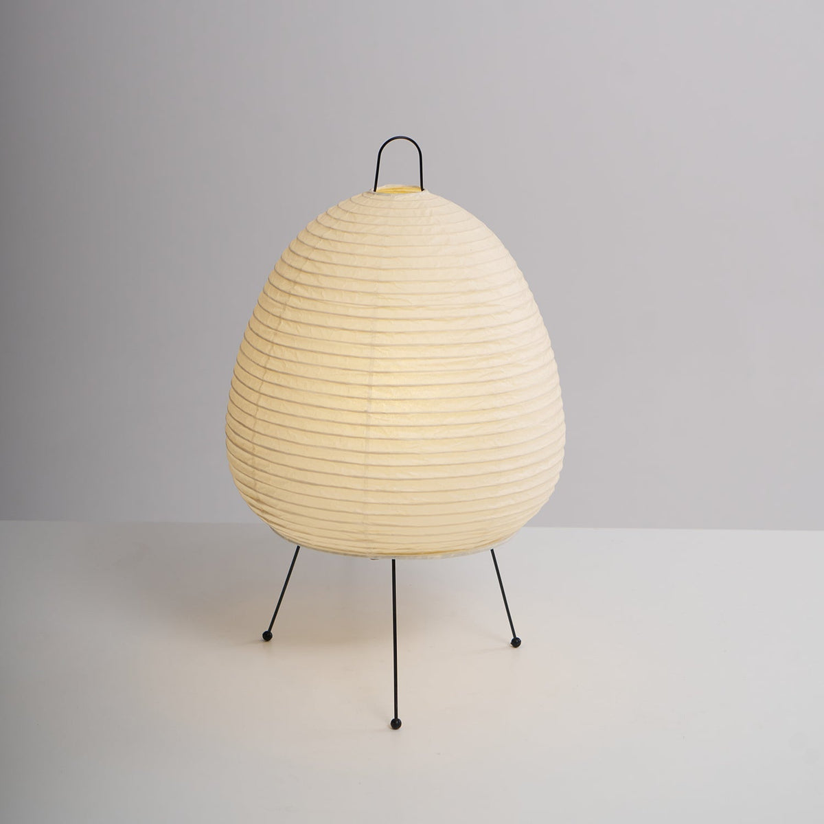 Lámpara de acento con pantalla de papel hecha a mano, 10 pulgadas de ancho, luz nocturna LED de brillo cálido para dormitorio, oficina, escritorio, rincón de lectura, estilo minimalista japonés
