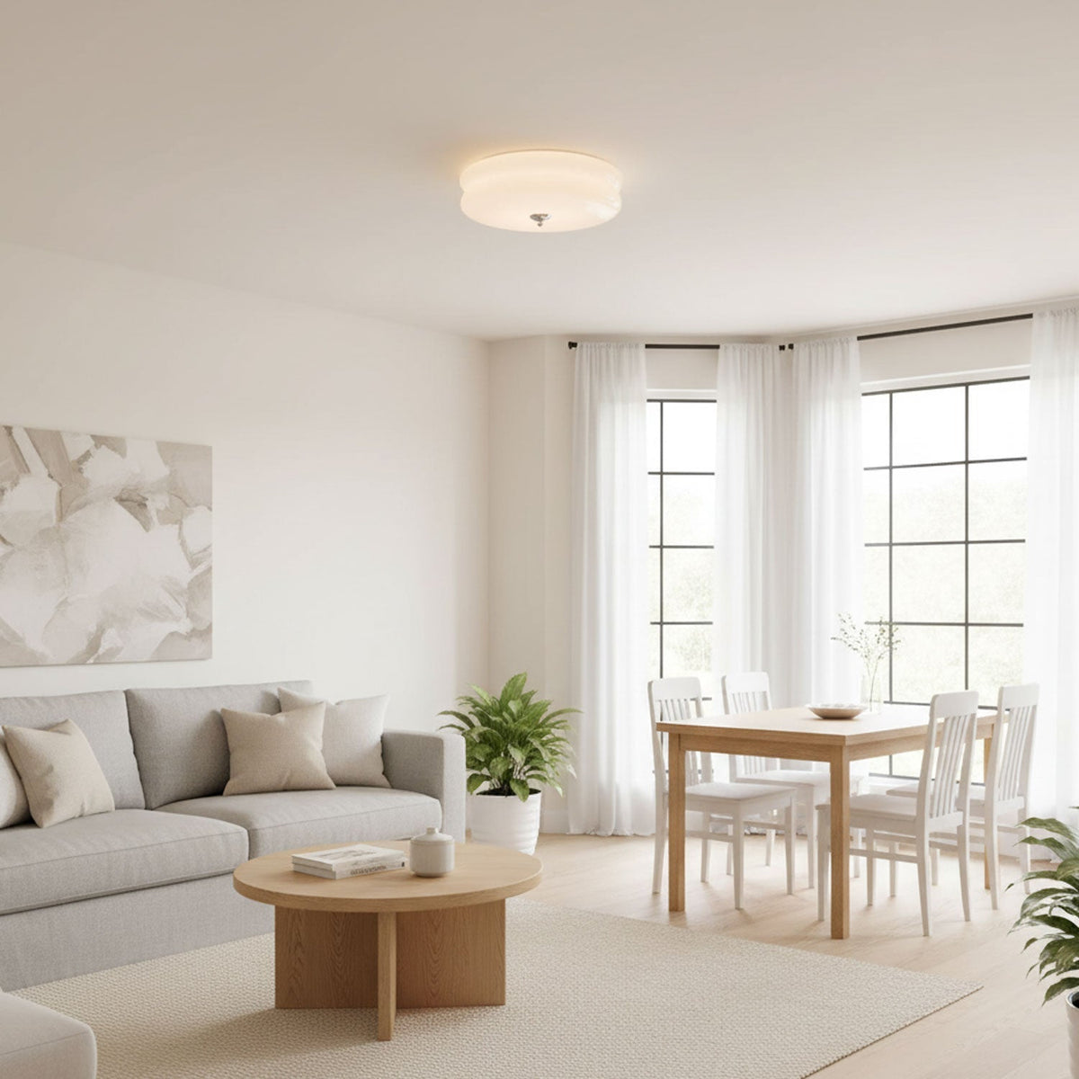 Lámpara de techo LED de montaje empotrado con pantalla de vidrio esmerilado y metal cromado dorado para dormitorio, sala de estar, comedor, pasillo y entrada, estilo tradicional