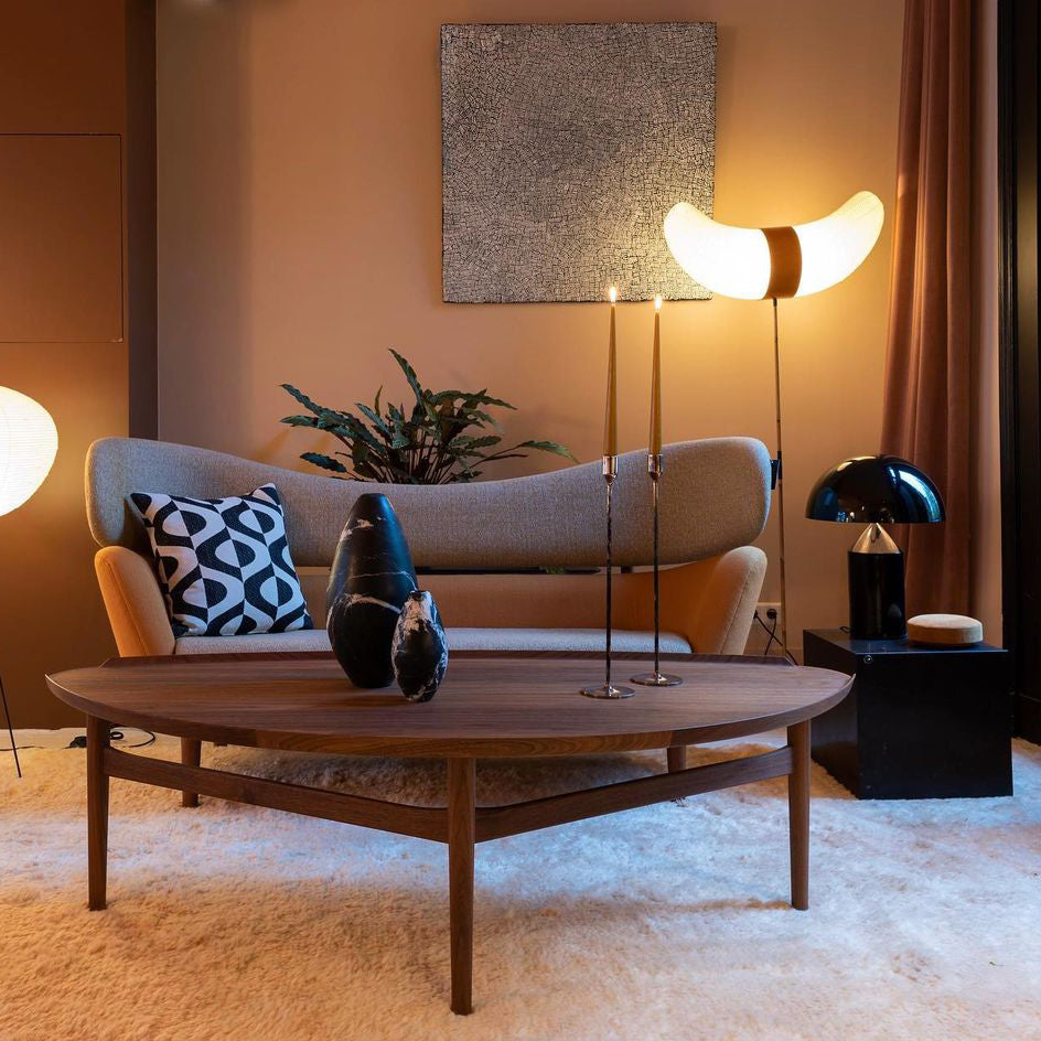 Metal Architectural Accent Lamp 14 in Sculptural Shape Soft Glow Nightstand Light Bedroom Side Table Decor Modern Minimal Home Office