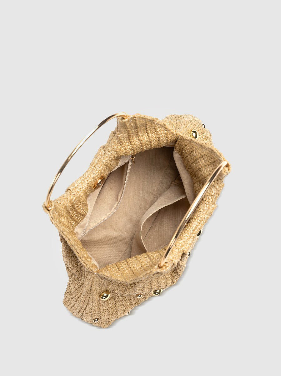 Bolso hobo con cuentas