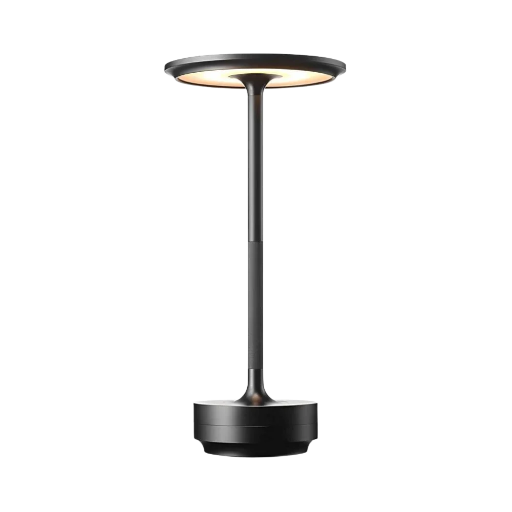 Rechargeable LED Touch Lamp Aluminum Portable Dimmable Night Light for Bedroom Desk Dining Room & Patio | Cordless Accent Lighting | Thomler
