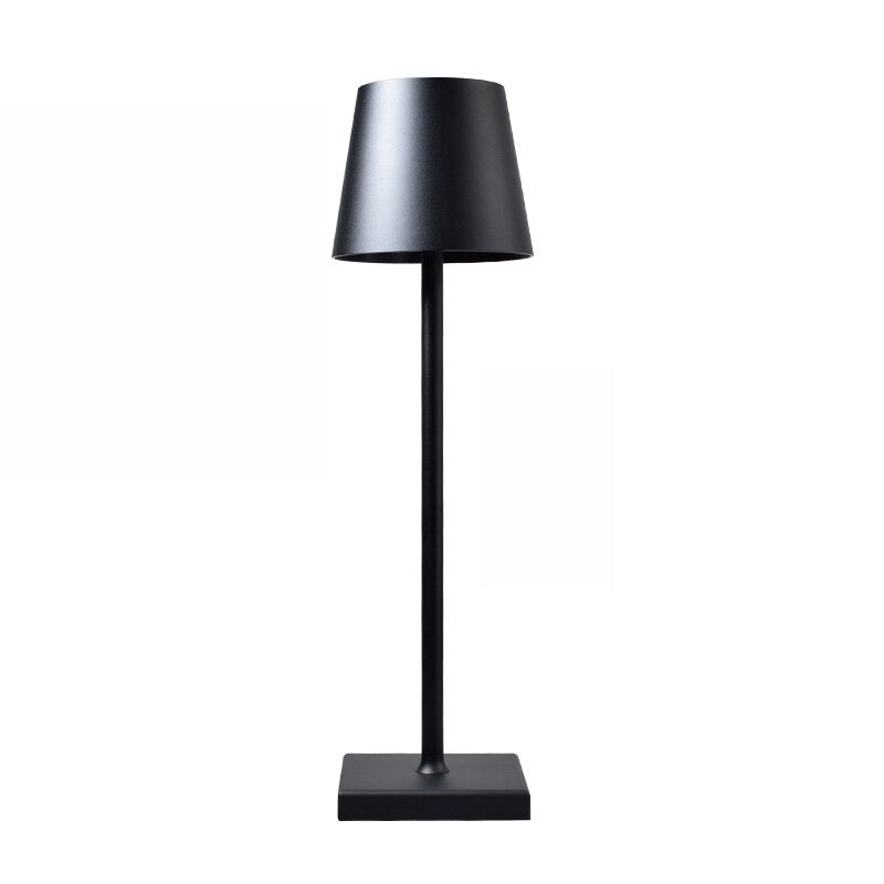 Rechargeable LED Touch Table Lamp with 3-Level Dimmer | Cordless Portable Desk Light for Indoor & Outdoor Use | IP54 Waterproof Metal Lamp | Thomler