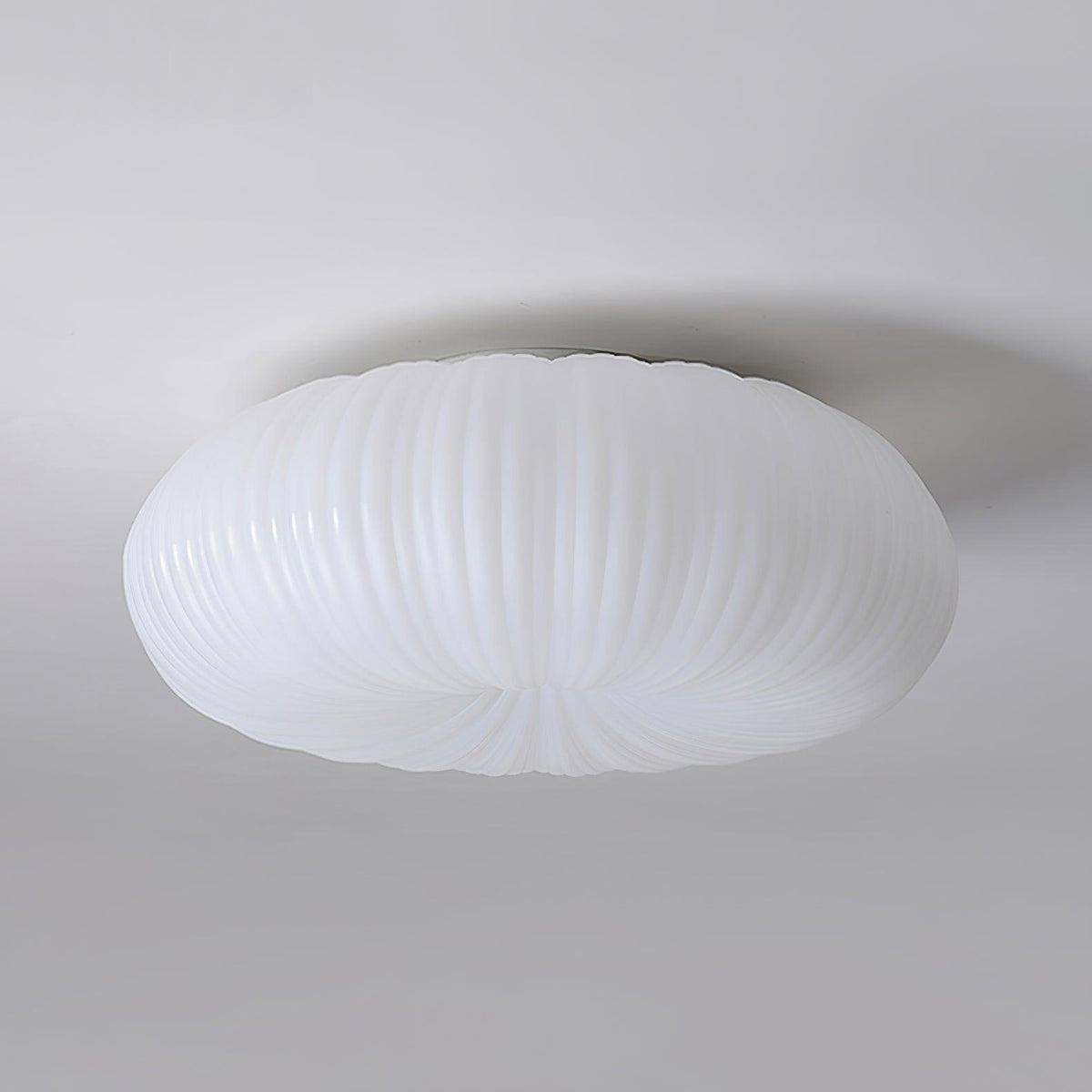 Round Flush Mount LED Light with Remote Control White 22 Inch Dimmable for Bedroom Living Room Kitchen Modern Low Profile Fixture | Thomler