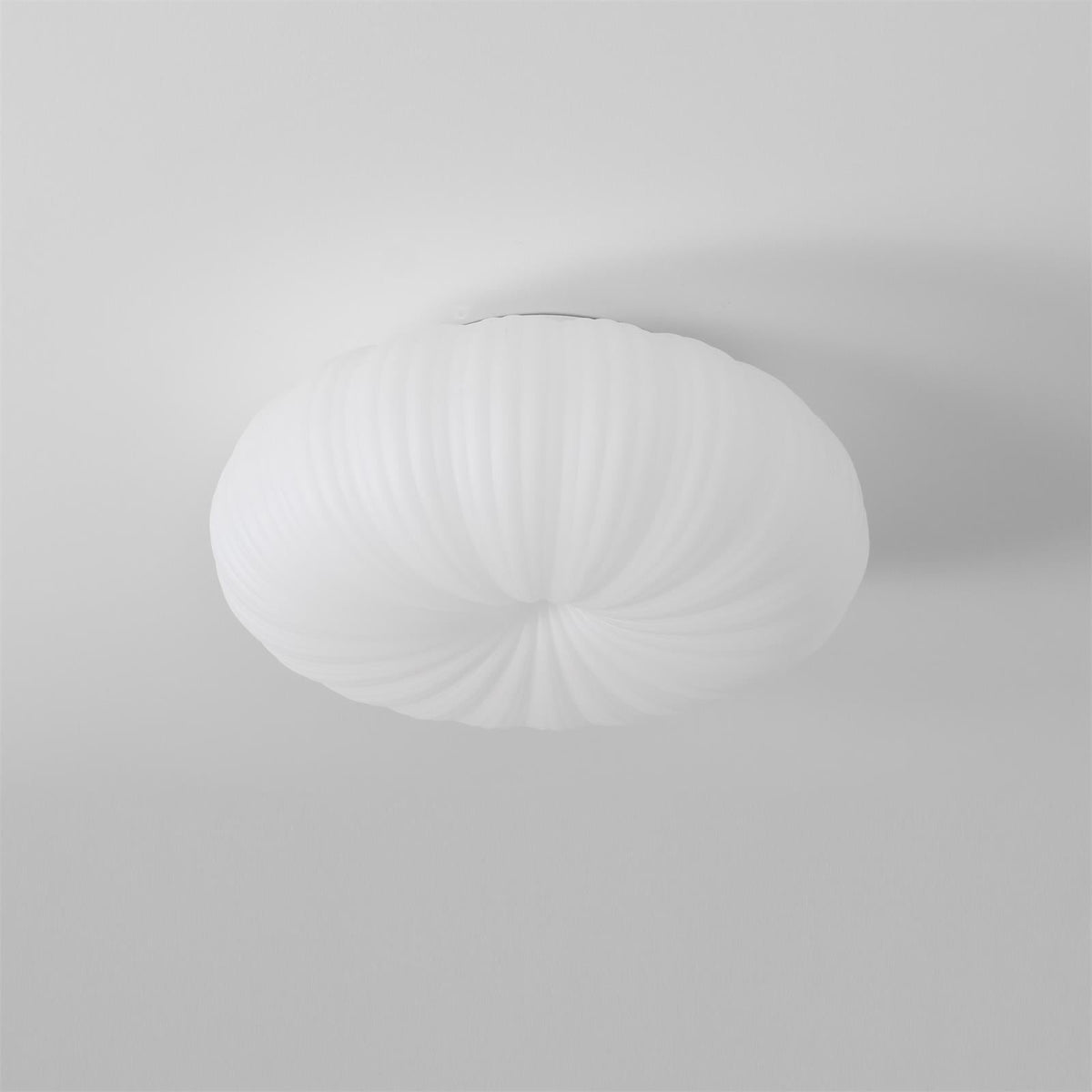 Round Flush Mount LED Light with Remote Control White 22 Inch Dimmable for Bedroom Living Room Kitchen Modern Low Profile Fixture | Thomler