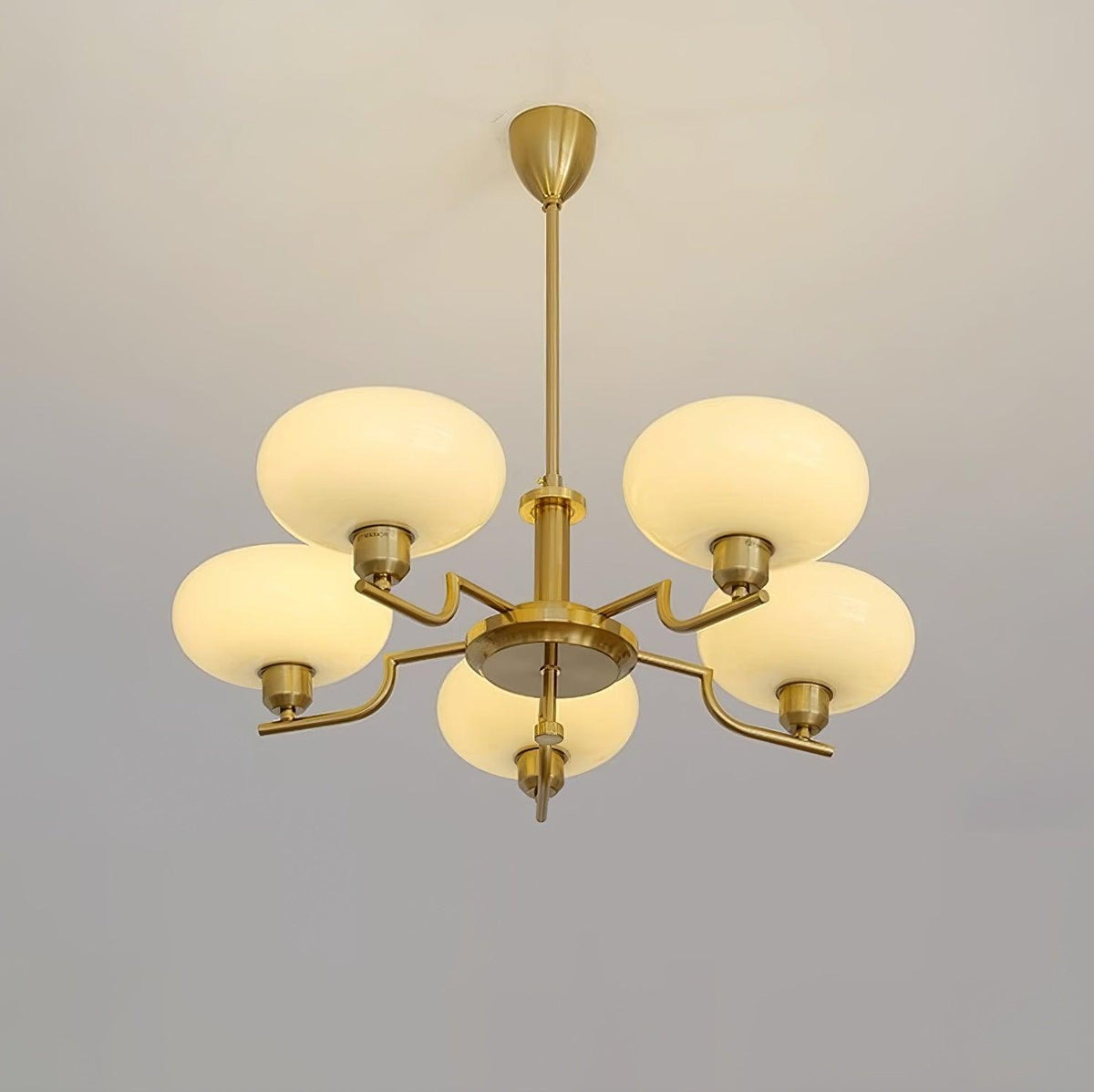 Bolvormige glazen hanglamp, 30 cm diameter, voor boven het kookeiland, moderne plafondlamp, heldere kap, keuken, eetkamer, hal | Thomler