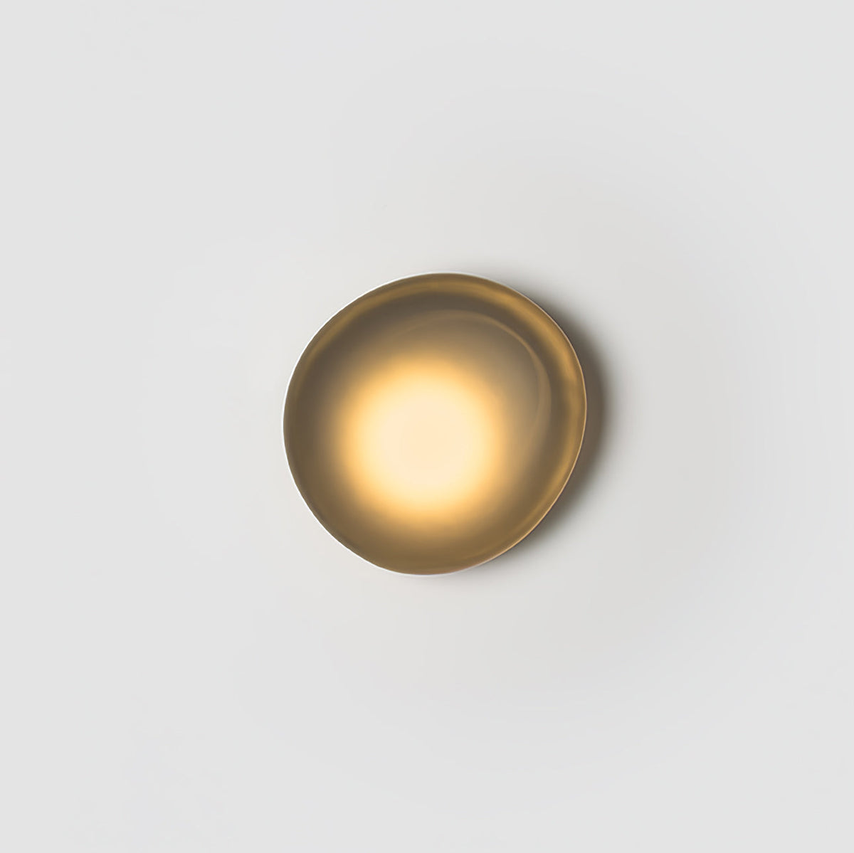 Organic Glass LED Sconce Light Fixture Wall or Ceiling Mount Modern Home Lighting Warm Neutral Cool White for Bedroom Living Room Hallway De