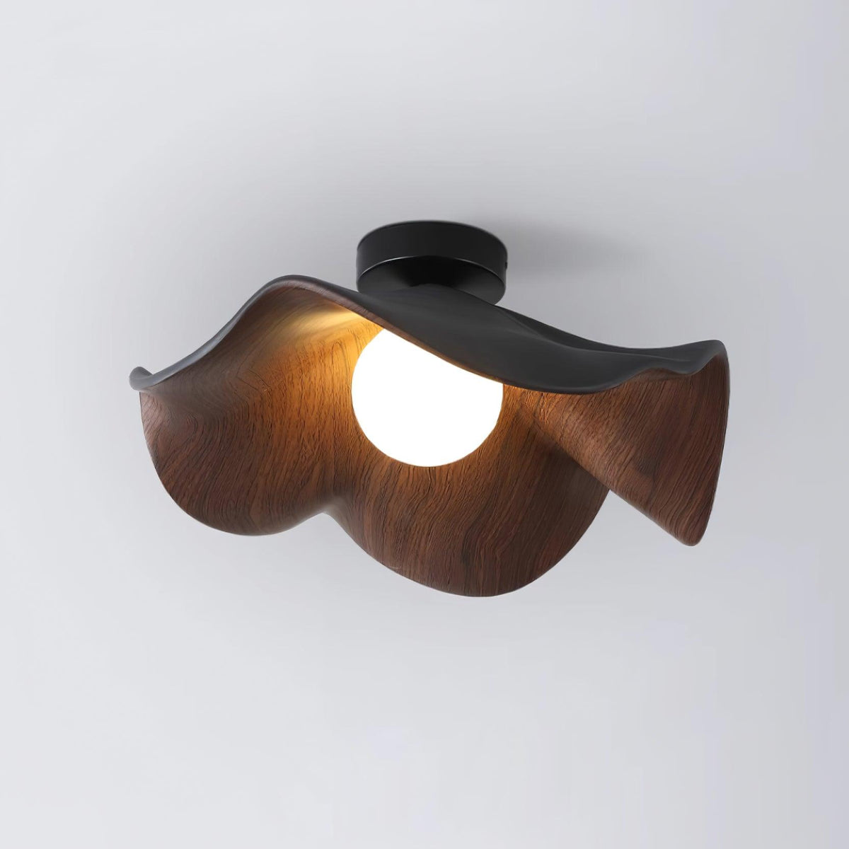 Verstelbare hanglamp met kap van metaal en hars voor woonkamer, slaapkamer, eetkamer | Moderne plafondlamp | 150 cm ophanging | Thomler