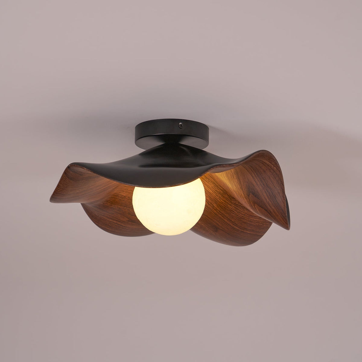 Verstelbare hanglamp met kap van metaal en hars voor woonkamer, slaapkamer, eetkamer | Moderne plafondlamp | 150 cm ophanging | Thomler