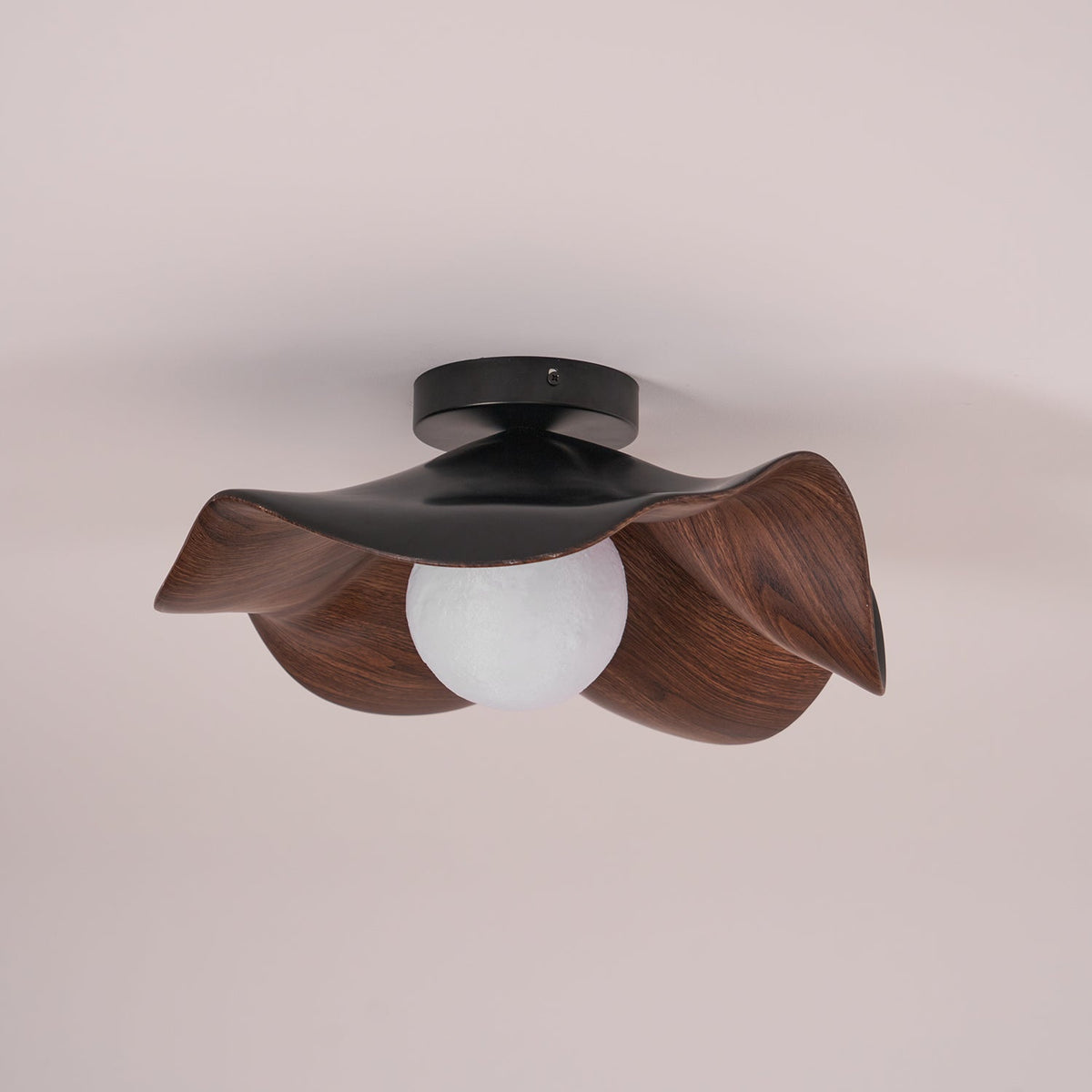 Verstelbare hanglamp met kap van metaal en hars voor woonkamer, slaapkamer, eetkamer | Moderne plafondlamp | 150 cm ophanging | Thomler
