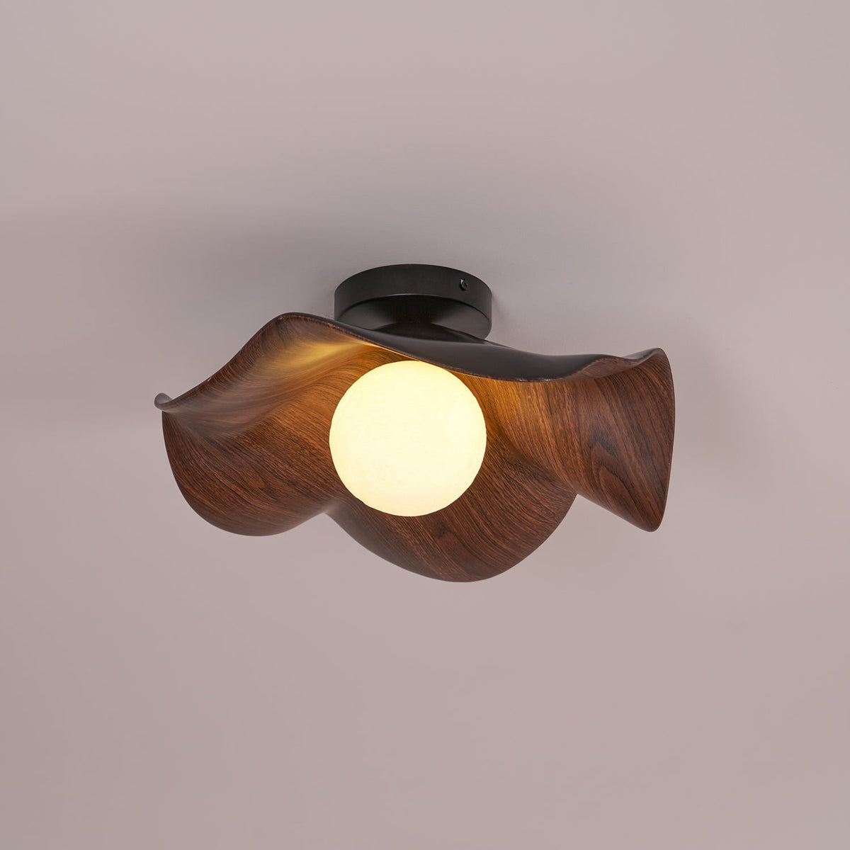 Verstelbare hanglamp met kap van metaal en hars voor woonkamer, slaapkamer, eetkamer | Moderne plafondlamp | 150 cm ophanging | Thomler
