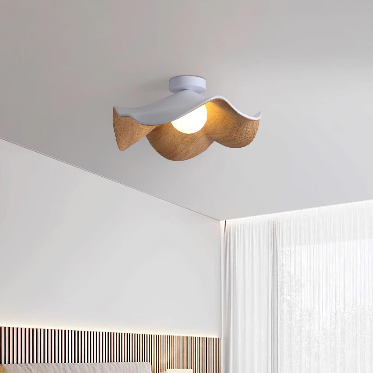 Verstelbare hanglamp met kap van metaal en hars voor woonkamer, slaapkamer, eetkamer | Moderne plafondlamp | 150 cm ophanging | Thomler