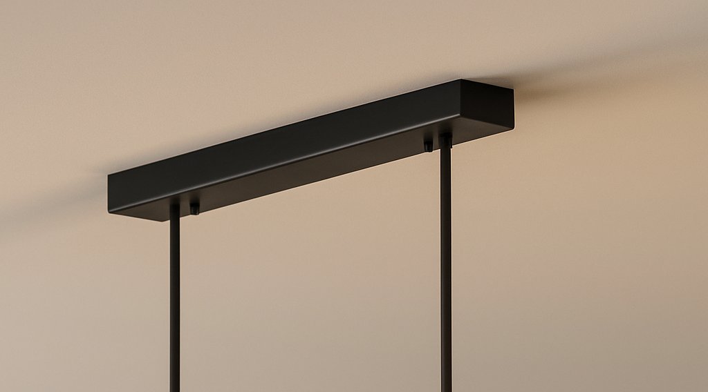 Linear LED Hanging Light for Kitchen Island, Dining Table – Sleek Aluminum Fixture, Adjustable Height, Dimmable Modern Ceiling Lighting for | Thomler