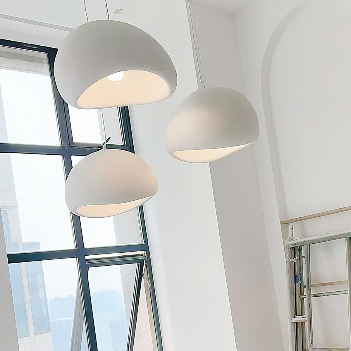 Cloud Pendant Lamp Dimmable LED Overhead Fixture Dining Room Bedroom Living Room Nursery Den Soft Glow Suspended Lighting E26 Bulb Base 12-4