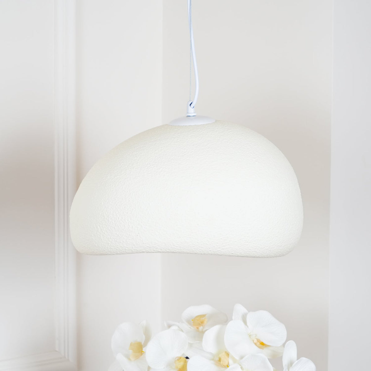 Cloud Pendant Lamp Dimmable LED Overhead Fixture Dining Room Bedroom Living Room Nursery Den Soft Glow Suspended Lighting E26 Bulb Base 12-4