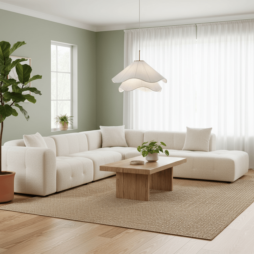 Lámpara colgante de pétalos de flores en capas, blanca y dorada, 24 pulgadas de diámetro, altura ajustable para comedor, cocina, dormitorio, sobre la mesa o isla | Thomler