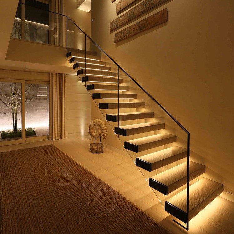 Motion Activated LED Light Bar 20 inch Rechargeable Magnetic Stick-On Under Cabinet Lighting for Closets Stairs Pantry Hallways Night Light | Thomler