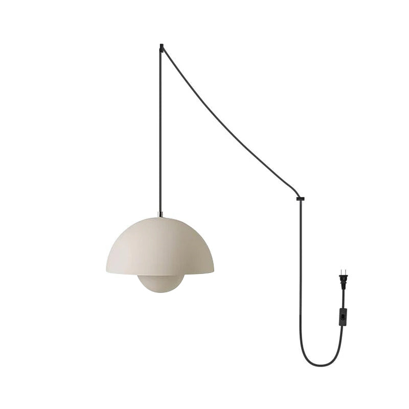 Aluminium-Pendelleuchte, 9-Zoll-Kuppelschirm, verstellbares Kabel, moderne Beleuchtung, Küchen- und Esszimmer-Insel, Deckenlampe, geometrische Halbkugel