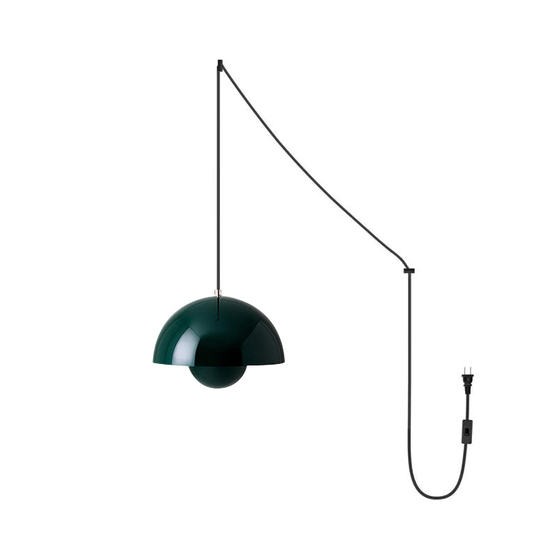 Aluminium-Pendelleuchte, 9-Zoll-Kuppelschirm, verstellbares Kabel, moderne Beleuchtung, Küchen- und Esszimmer-Insel, Deckenlampe, geometrische Halbkugel