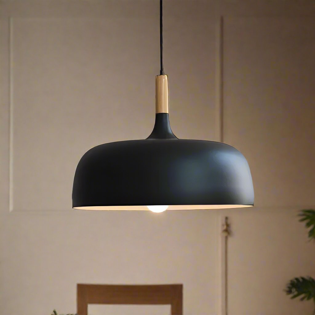 Industrial Drop Ceiling Light 13 Inch Metal Fixture Adjustable Height for Kitchen Island Dining Room Workspace Modern Minimalist Overhead Li | Thomler