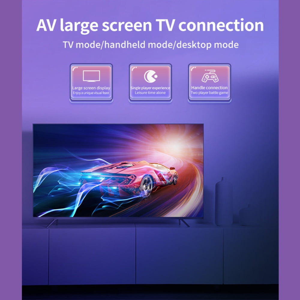 Consola de juegos portátil con 10,000 juegos integrados, pantalla HD de 5.5 pulgadas para niños y viajes | Thomler