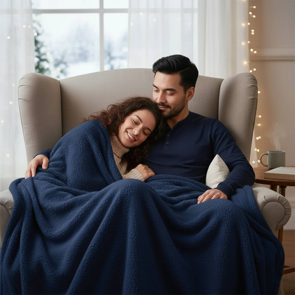 Waterproof Velour Throw Blanket – Plush Moisture-Barrier Cover for Bed & Sofa