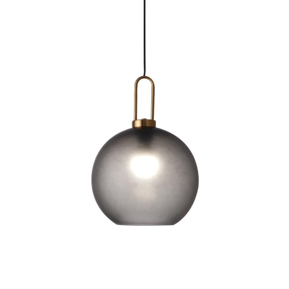Glass Globe Hanging Light Fixture with Adjustable Cord for Dining Room Kitchen Island Bedroom Modern Minimalist Ceiling Pendant Lamp | Thomler