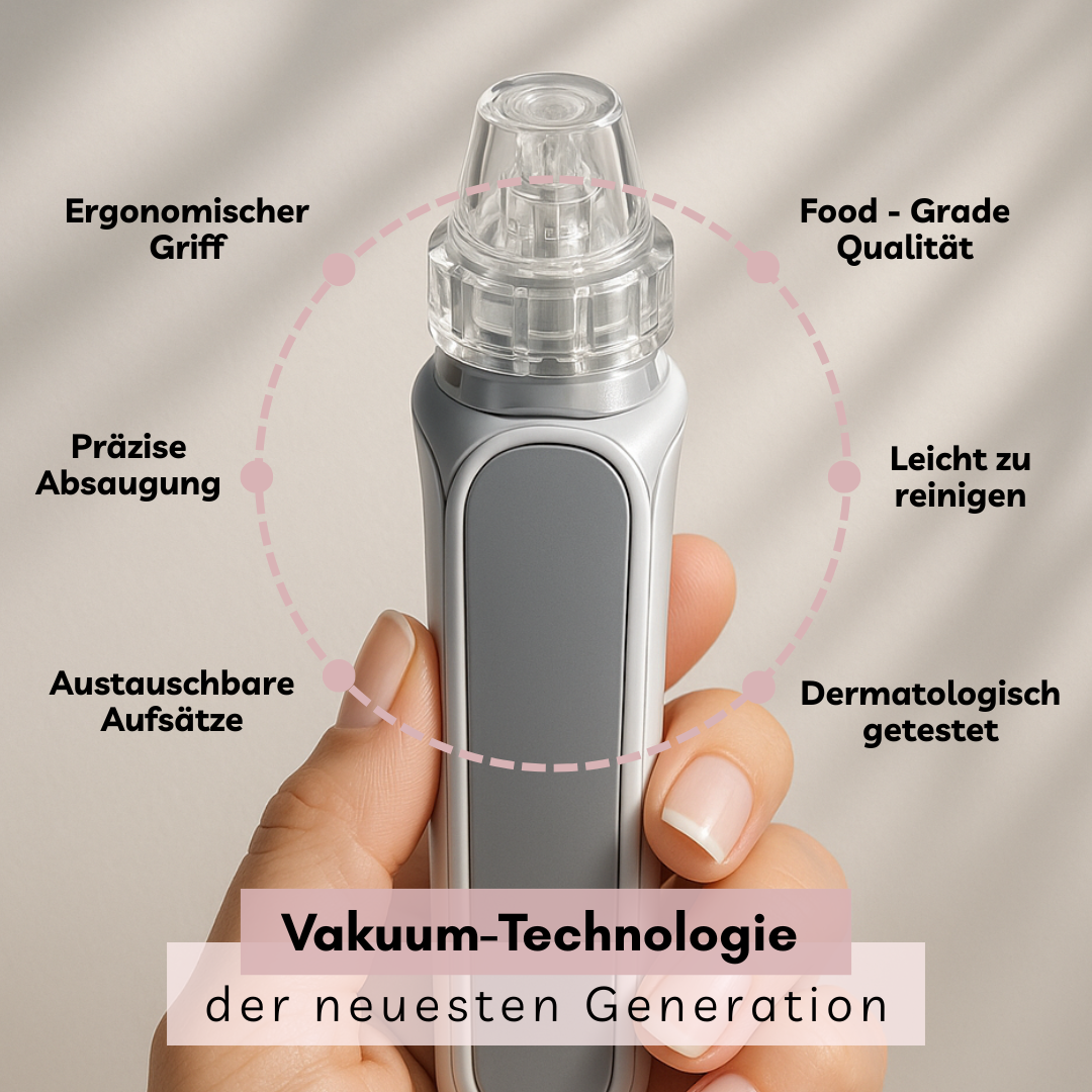 Facial Pore Cleaner with Hydrogen Oxygen Water Jet Technology for Deep Cleansing, Blackhead Removal & Skincare at Home | Thomler