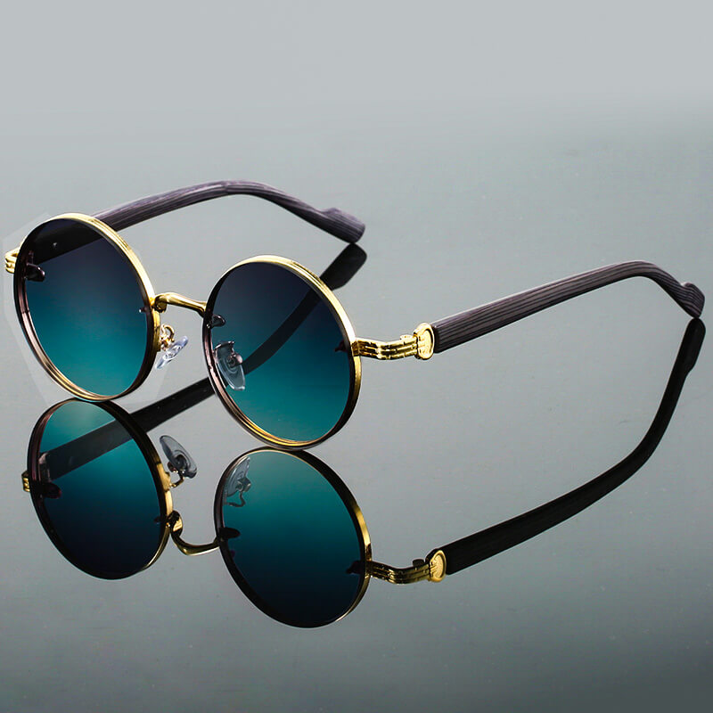 Circle Frame Sunglasses with UV400 Protection for Women & Men – Vintage Style Eyewear for Outdoor Fashion | Thomler