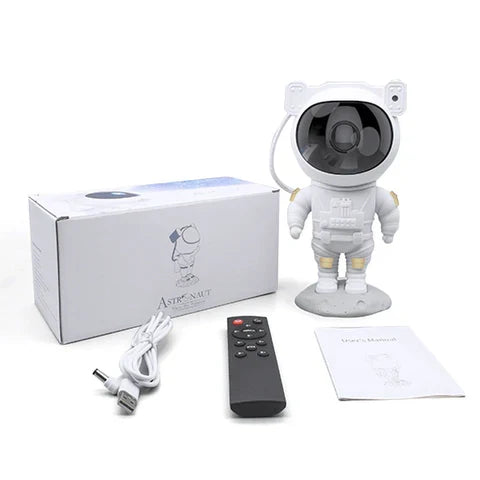 Space Star Projector Night Light with Removable Astronaut Figure for Bedroom & Kids Room | RGB LED Nebula Ceiling Lamp with Remote Control T | Thomler