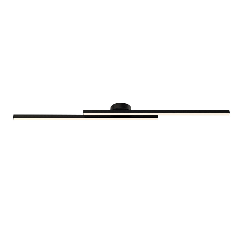 35-Inch Linear LED Vanity Light Fixture in Black – Adjustable Color Temperature Bathroom Mirror Lighting for Modern Hallways, Entryways & Po | Thomler