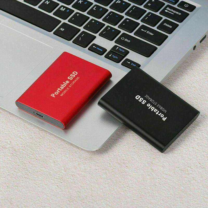 Portable Solid State Drive 128TB Aluminum USB 3.2 Fast Data Backup for Windows Mac Android Gaming PC Laptop Photo Video Storage | Thomler